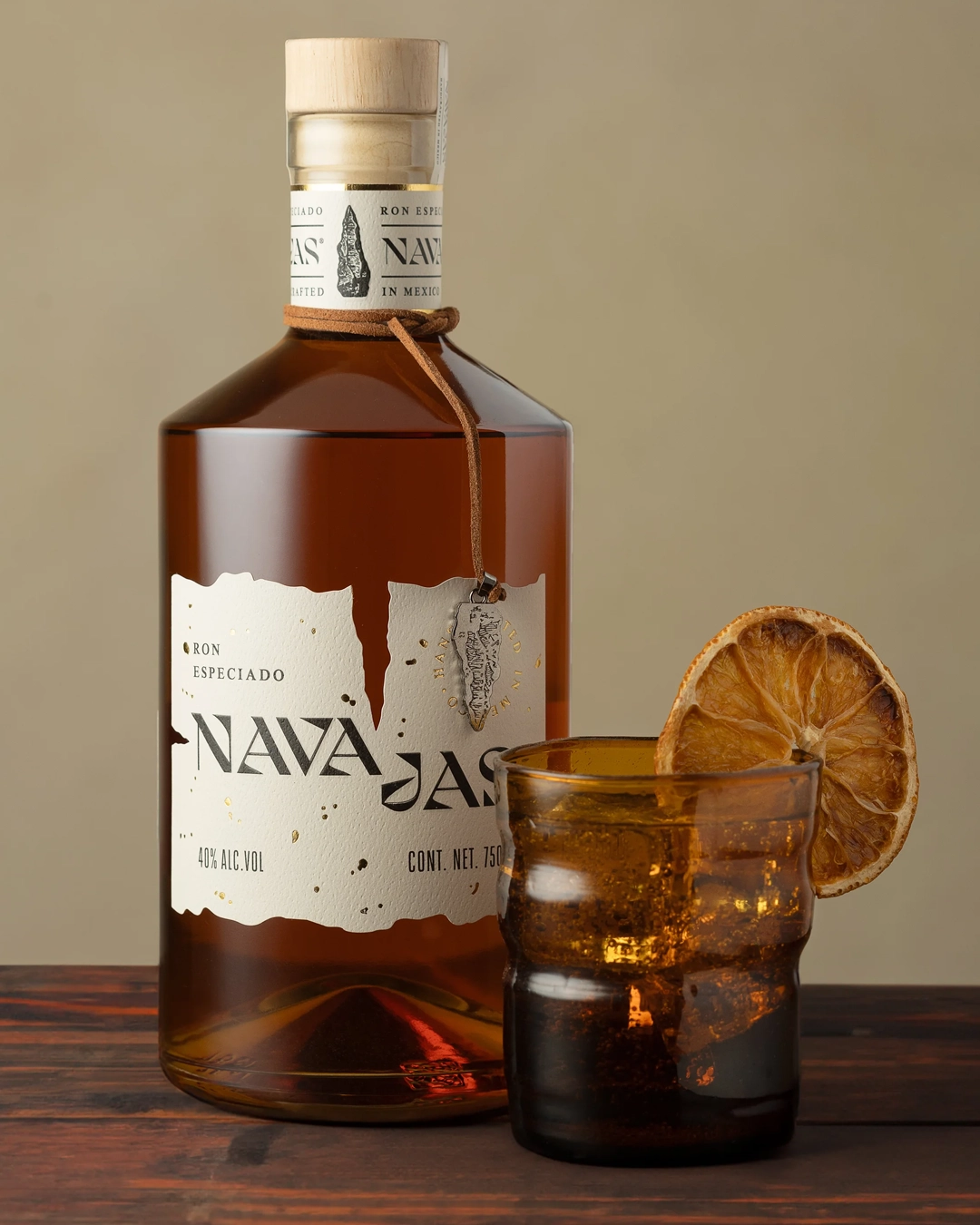 Hacienda Navajas Spiced Rum technical sheet cover